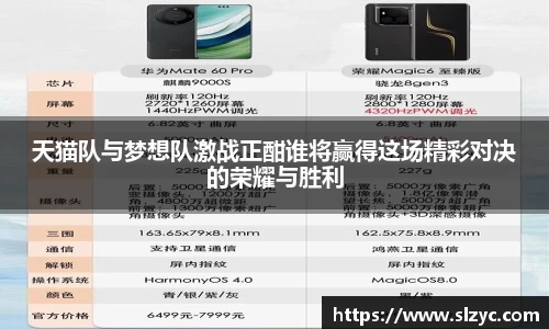 天猫队与梦想队激战正酣谁将赢得这场精彩对决的荣耀与胜利